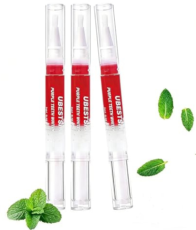 Lápiz Blanqueador Dental (3 Unidades),Gel para Eliminar Manchas,Blanqueamiento Dental en Casa