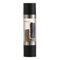 Moulin à sel et poivre à double tête - Moulin à assaisonnement 2 en 1 en acier inoxydable et plastique pour utilisation en cuisine, rechargeable et design ergonomique, 20,5 cm de haut (noir)