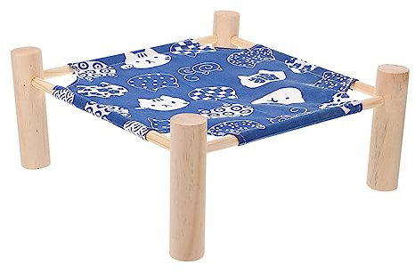 BESTonZON Amaca Per Criceti Nido Per Animali Domestici Per Criceti in Legno Supporto Forniture Per Roditori