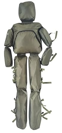 Water Rescue Training Dummy – Heavy-Duty 1680D Oxford Cloth, PVC Coated, for Lifesaving Drills, Crash Tests, and Wrestling Practice (Green, 20kg)