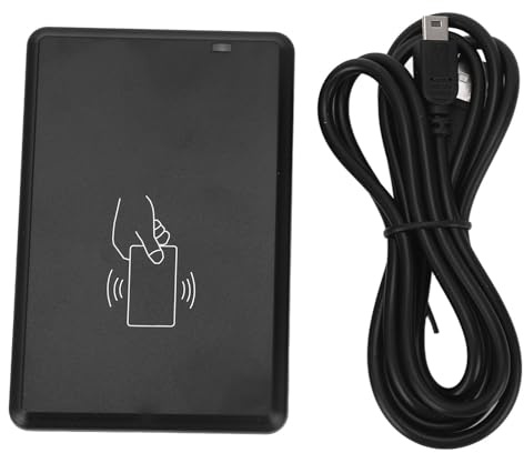 Ejoyous Lettore RFID, 13,56 MHz, lettore di schede RFID, lettore di schede IC, interfaccia USB, senza contatto, per Linux Android Plug and Play