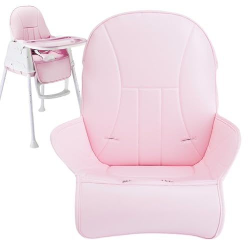 Trona Pad | Morbido cuscino in pelle sintetica di ricambio | Custodia impermeabile e confortevole per bambini piccoli | Imbottitura di supporto facile da pulire per la nutrizione