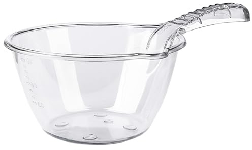 Récipient de – 11,6 x 7,09 x 3,7 pouces Cuillère d'évier de salle de bain portable, louche à eau légère, gobelet d'arrosage polyvalent | Pelle de jardin cuisine salle de bain pour le lavage