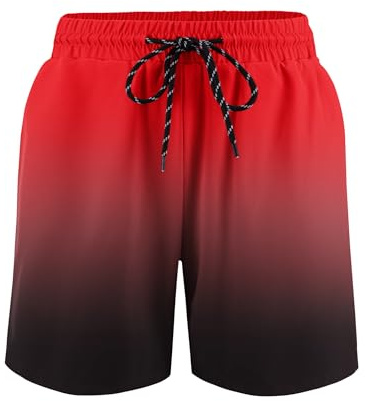Arshiner Short De Bain Garçon Enfant Séchage Rapide avec Slip Intégré Maillot De Bain Sport pour Plage Et Sports Nautiques 11 12 Ans