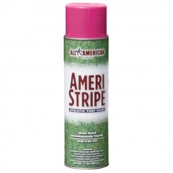Ameri-Stripe Pink Athletic Field Marking Paint, 12 Cans (18 oz Each) - Resistant, Fast-Drying, Grass & Line Striping Aerosol Paint - Pro-Quality, Eco-Friendly Water Based Formula for Soccer, Football, Flag Football, & More