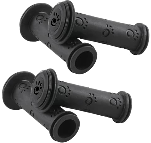 Poignées de vélo pour enfants 22 mm, Poignées pour vélo d'enfants, Poignées pour Guidon de vélo pour Enfants, Poignées pour trottinette, Poignées pour Roller, Grips en caoutchouc pour roller, tricycle