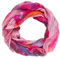 styleBREAKER Damen Schlauchschal Aquarell Glow mit Metallic Akzenten leichter Loop Schal weich fließend atmungsaktiv für Frühling und Sommer, Farbe:Pink-Violett-Orange