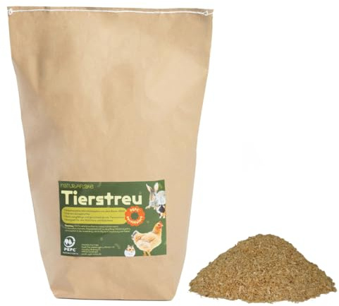 Kleintierstreu biologisch – Hochsaugfähige, geruchsbindende Einstreu ohne Zusätze – Umweltfreundlich & sanft zu Pfoten - 1400g