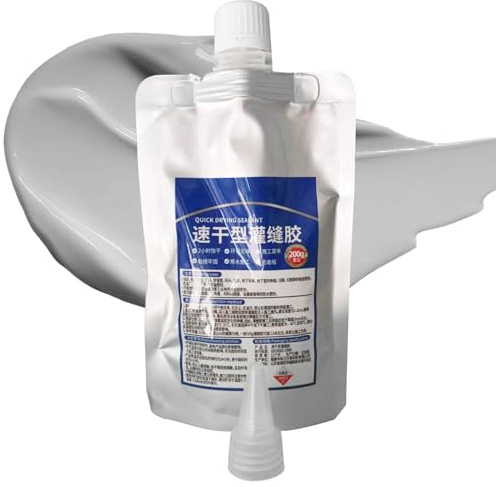 Sellador De Lechada De Poliurea Liquido, Relleno Para Grietas En Hormigón, Sellador Impermeable Reparación Hormigón, Pegamento Calafateo Secado Rápido, Adhesivo Sellado Grietas Cemento 200g