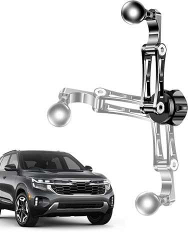 Estensore per supporto a da 17 mm, adattatore per supporto telefono da 17 mm, di estensione rotante per navigazione per riprese di auto marine viaggi taxi guida camion