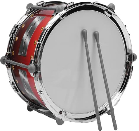 Taidda Instrumento Musical de Percusión de Tambor de Jazz para Niños, Tambor de Juguete Musical Educativo con Baquetas, Ideal para el Aprendizaje de Niños y Niñas