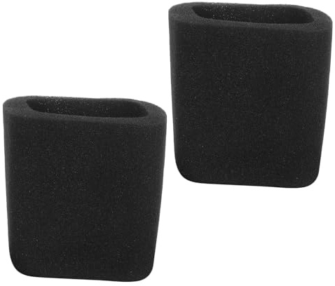 FRCOLOR 2 Pezzi Copertura Antivento in Schiuma Quadrata Spessore 10 Mm per Microfono, Filtro Anti-pop Riutilizzabile per Registrazioni Vocali, Podcast e Performance Sul Palco, Compatibile