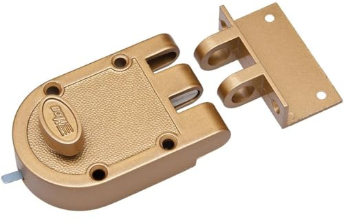 Kaba Ilco Auxiliary Lock, Jimmyproof Deadlock, Bronz (530-53-51)
