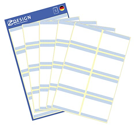 AVERY Zweckform 59371 Gefrieretiketten 40 Aufkleber (temperaturbeständig bis zu -20°C, 28x36mm, weiß blau, beschriftbar, tiefkühlfest, Haushaltsetikett, Tiefkühletikett, Einmachetikett)