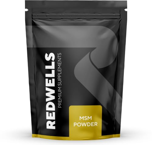 MSM Powder REDWELLS Crystalline Methyl Sulfonyl Methane GMO Free - 250g Pack