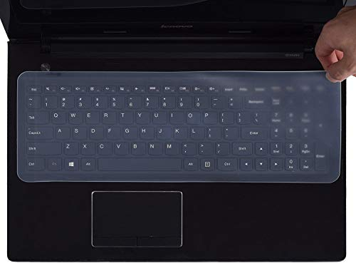 Universal-Tastaturschutz für Notebooks mit 15 Zoll (38,1 cm) / 15,6 Zoll (39,6 cm) / 16 Zoll (40,6 cm) / 16,4 Zoll (41,6 cm) / 17 Zoll (43,2 cm) / 17,1 Zoll (43,4 cm) / 17,3 Zoll (43,9 cm), aus Silikon