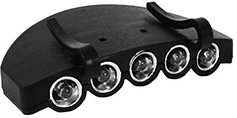 1 Unidad de Luz de Borde de Tapa Brillante Mini Faro Giratorio Linternas Visera Antorcha Linternas Frontales de Acampada Y Marcha Luz Frontal Cabeza para Acampar Correr Ciclismo Caminar Senderismo