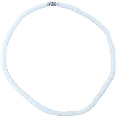 Zero Gravity Hawaii Heishi Shell Smooth Puka Shell Surfer Choker Necklace (18)