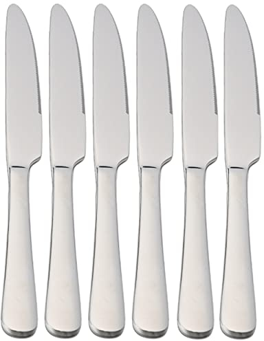 6 coltelli da frutta in acciaio inossidabile 19,5 x 1,95 cm