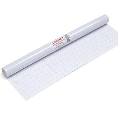 1ABOVE Clear Sticky Back Plastic Book Cover Roll (50cm x 3m) – Self-Adhesive, Waterproof & Durable Protection for Books, Notebooks & Crafts