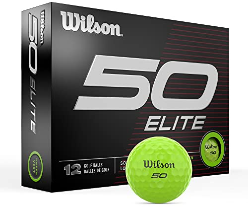 Wilson Unisex-Erwachsene Fifty Elite Golfbälle, Grün