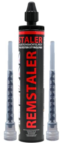 1x Remstaler VERBUNDMÖRTEL 300ml | -HÖCHSTE QUALITÄT- made in GERMANY | Injektionsmörtel | Montagemörtel | STYROLFREI