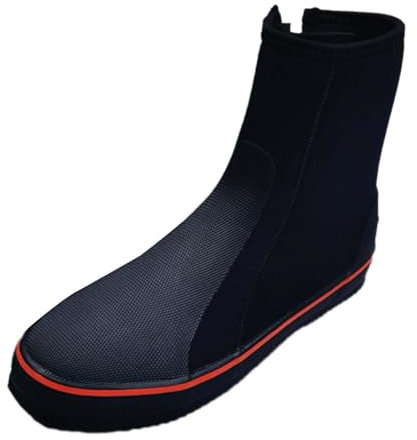 Perfeclan stivali da immersione, stivali da immersione, cerniera laterale, stivali in neoprene, scarpe antiscivolo per snorkeling, windsurf,