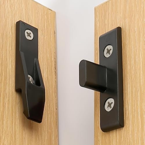 10 Pairs Keku Drop On, Hook On Push in Plinth Fasteners Fittings Press Fit Panel Clips Kitchen Cabinets Cupboard Wardrobe Bed Table Panel Furniture Board Connector Surface Quick Mount Fasteners