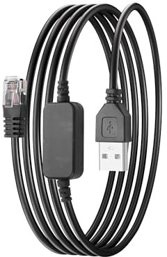 SinLoon Câble d'alimentation pour détecteur de radar USB vers RJ11 Câble de prise 5 V à 12 V Câble d'alimentation de remplacement pour détecteur de radar Câble adaptateur Boost - 5,57FT