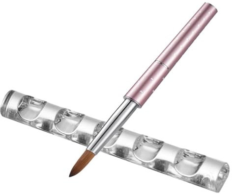 5-Grids Nail Gel Polish Pen Brush Stand Holder | Porte-brosse À Ongles - Organisateur De Support Transparent Pour Pinceaux De Maquillage, Pinceaux, Pinceaux D'art, Stylos À Ongles, Stylos De Calligrap