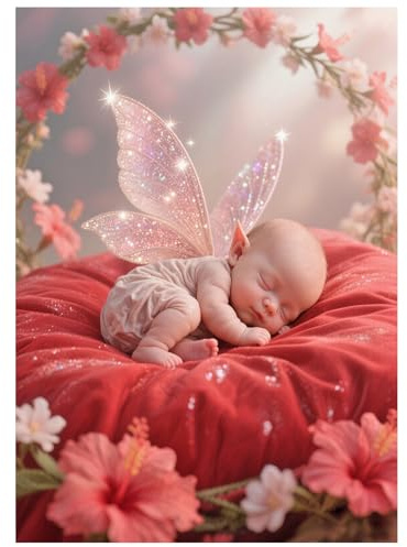 SHEGZHUC Diamond Painting - Quadro con angeli per adulti, 30 x 40 cm, decorazione da parete per camera da letto, soggiorno