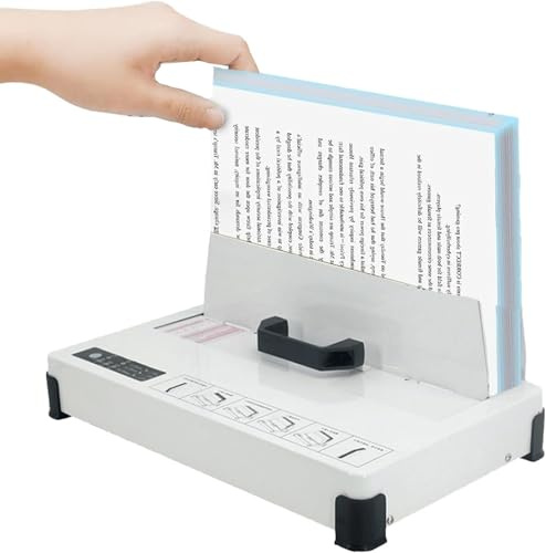 Termobindningsmaskin Termobokbindare Elektrisk Smältlimsbokbindningsmaskin 1-50mm Bindningstjocklek 500 Ark För A3 A4 A5-dokument