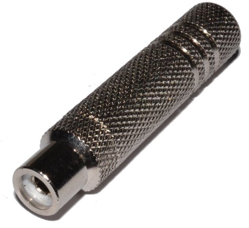 kenable 6.35mm Mono Socket to Single Phono RCA Socket Audio Adapter