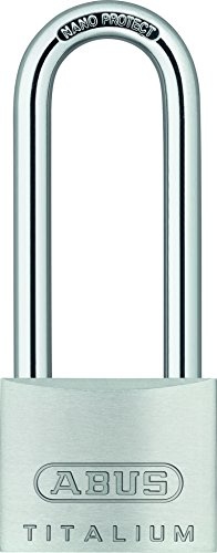 Abus 54/TI 40 HB63 56451 Titalium-Vorhangschloss außen mit hoher Bügel