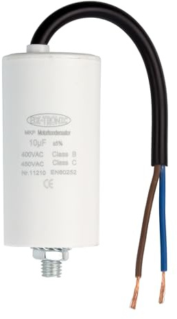 Kondensator, startkondensator, motorkondensator, arbetskondensator, kabel 10 µF 450 V