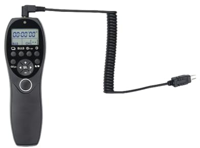 Foto&Tech LCD Timer Shutter Release Remote Control Cord Compatible with Nikon D780 Z6 Z7 D7500 D750 D5600 D5500 D7200 D7100 D5200 D5100 D5000 D3300 D3200 D3100 D90, COOLPIX P1000
