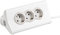 LEGRAND, Steckdosenleiste 3-fach mit integrierter Tablet/Handy/Smartphone-Halterung und 2-Port USB Ladestation für iPhone iPad Samsung Huawei, Ein/Aus-Schalter, Verlängerungskabel 1.5m, 694810