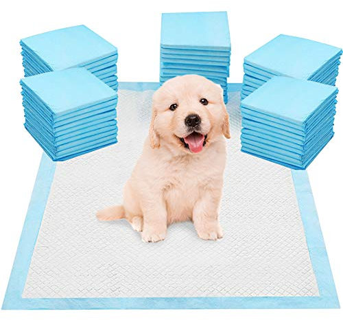 SA Products Puppy Pads 50 Pack, Super Absorbent Large Training Pads, Leak-Proof Heavy Duty Dog Pads, Puppy Training Pads (56 x 56cm)