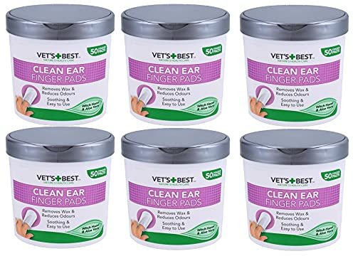 AB Tools Lot de 300 lingettes nettoyantes pour les oreilles de chien