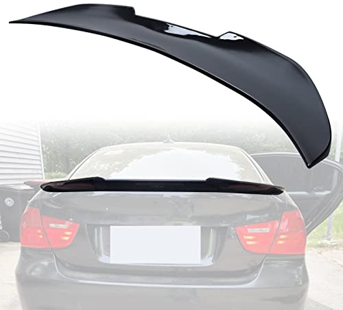 vks Rear Spoiler Fit for 2006-2011 BMW E90 3 Series M3 Sedan Glossy Black PSM Style Trunk Highkick Duckbill ABS Lip Wing 2006 2007 2008 2009 2010 2011