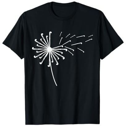Pusteblume Hockeyschläger Shirt für Hockeyspieler Feldhockey T-Shirt