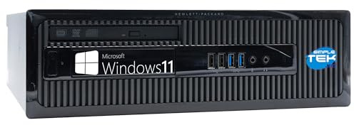 SIMPLETEK - Ordenador fijo SFF Desktop PC i5 | Win 11 Pro | 16GB RAM | 120GB SSD + 1TB HDD | DVD-RW CD | RS232 (reacondicionado)