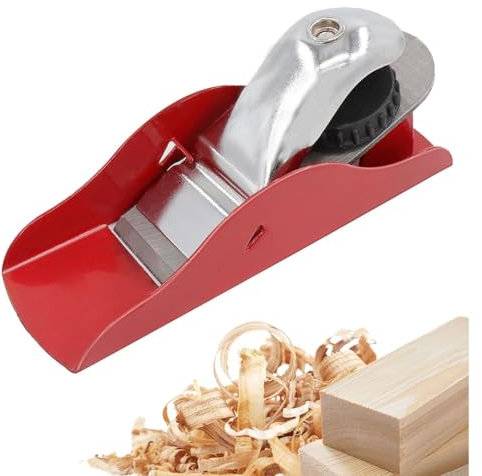 Mini cepilladora de Mano para carpintería, Madera compacta Ligera Ajustable manualmente Cepilladora De Madera,Compacta Y Liviana para Alisar Superficies De Madera