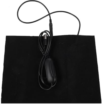 Cojín de Silla Calefaccionado USB para Espalda y Hombros con 4 Niveles | Protección contra Sobrecalentamiento, Diseño Ultrafino y Ligero, Poliéster y Metal, para Hogar y Oficina