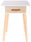 Home Deco Factory CMP Tavolo, Legno, Bianca, 35 x 35 x 48 cm