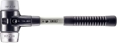 Simplex Schonhammer, TPE-mid / Weichmetall; mit verstärktem Tempergussgehäuse und Fiberglasstiel | D=60 mm | 3739.060