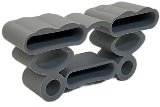 Återpåfyllningsdynor uppsättning med 10 lock för fastsättning av lister i ribbotten (132_40 x 34 x 12 mm (trippel))
