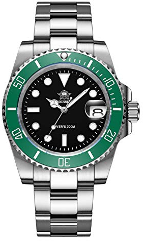 ADDIESDIVE Herren analog Uhren Quarz Uhr 20bar wasserdichte Edelstahl Armbanduhr Herren Großes Leuchtende