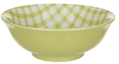 Saladier 21 cm vert Vichy