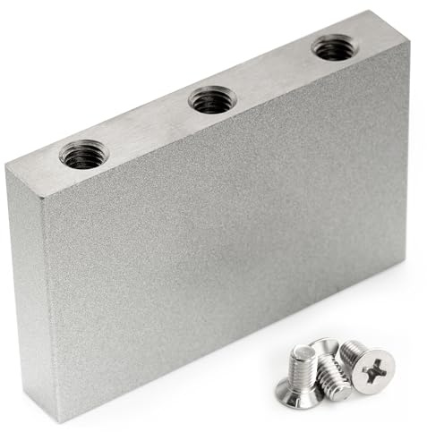 Musiclily Ultra 32 mm Solida Stål Tremolo Block för Elgitarr Floyd Rose Tremolo